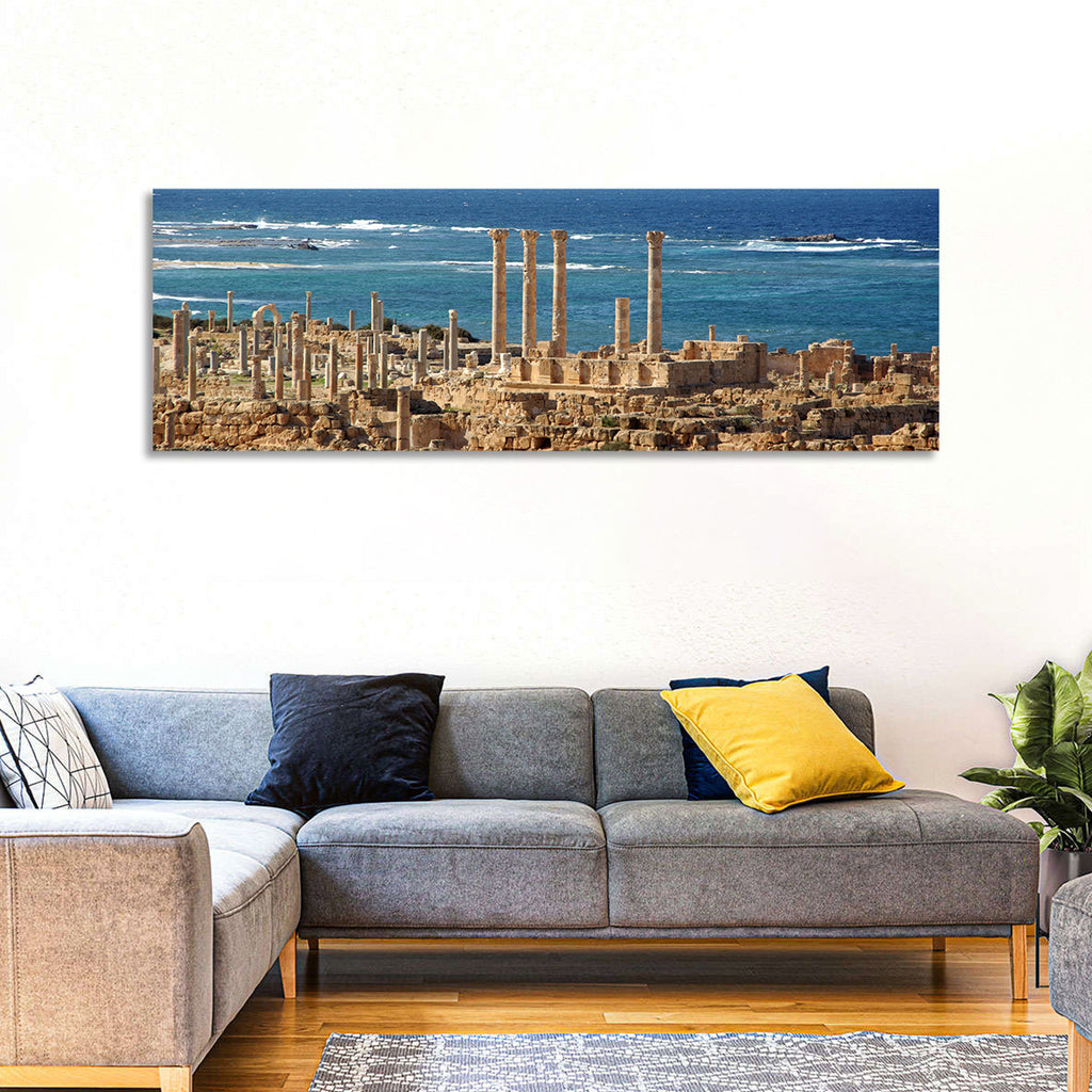 Leptis Magna Coastal Ruins Wall Art