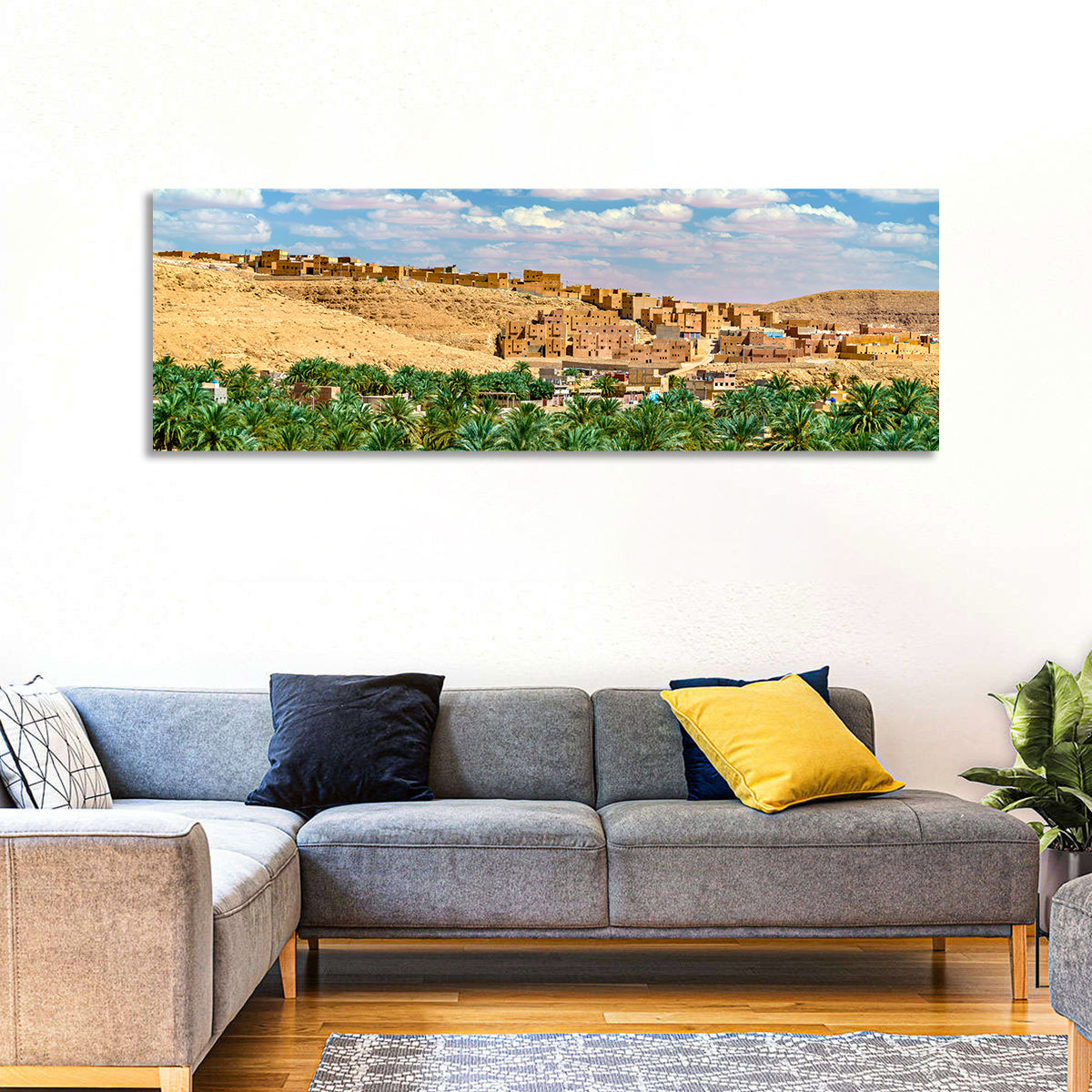 Ksar Bounoura Oasis Town Vista Wall Art
