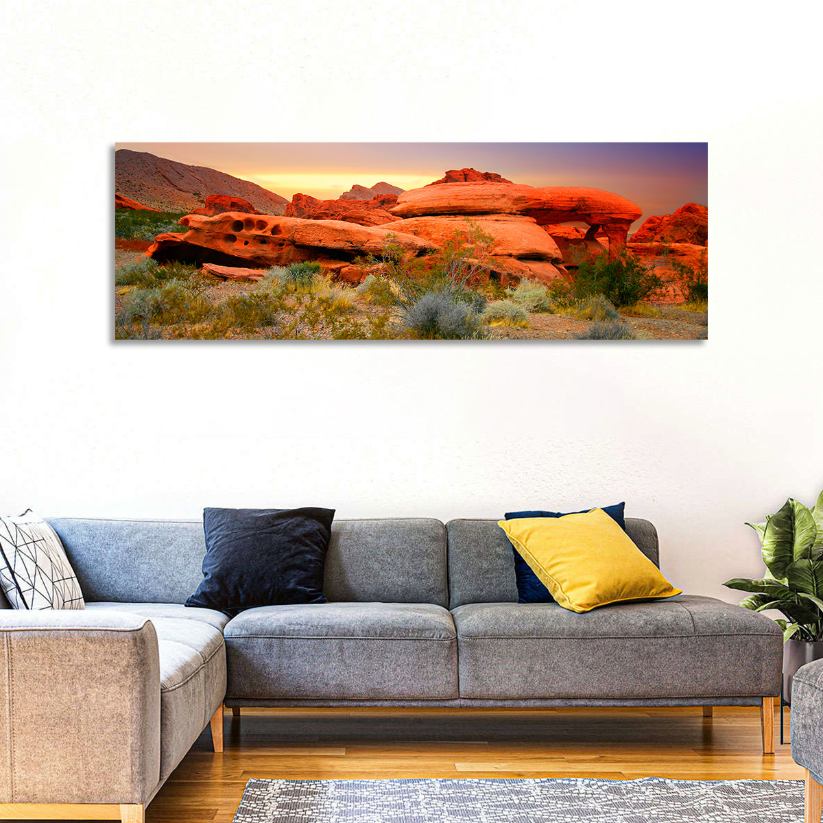 Red Rock Canyon Sunset Wall Art