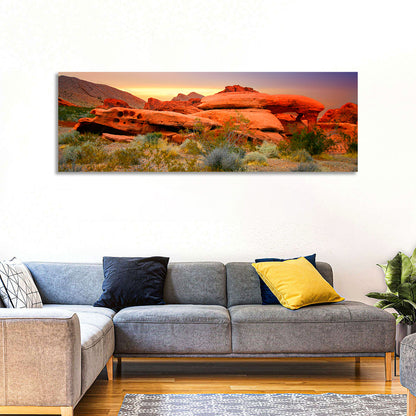 Red Rock Canyon Sunset Wall Art