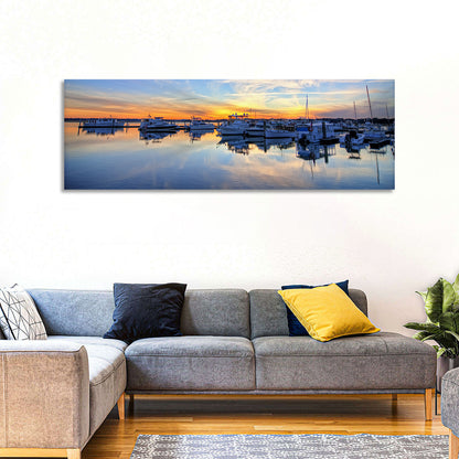 Marina at Golden Hour Wall Art