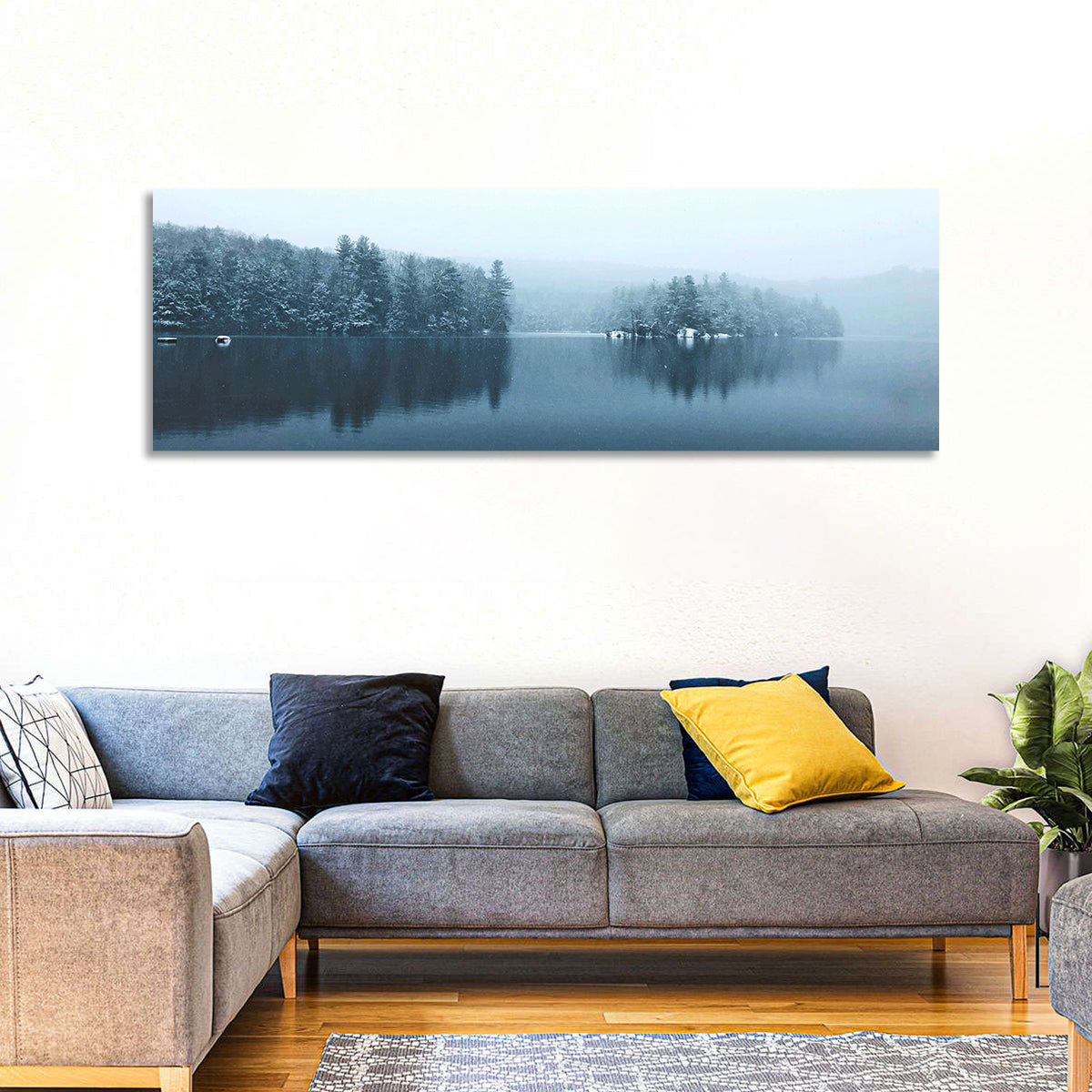 Burr Pond Winter Reflection Wall Art