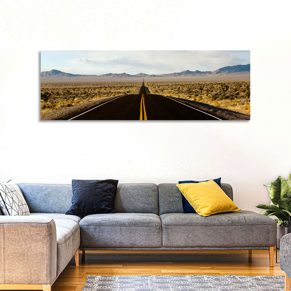 Nevada Desert Highway Wall Art