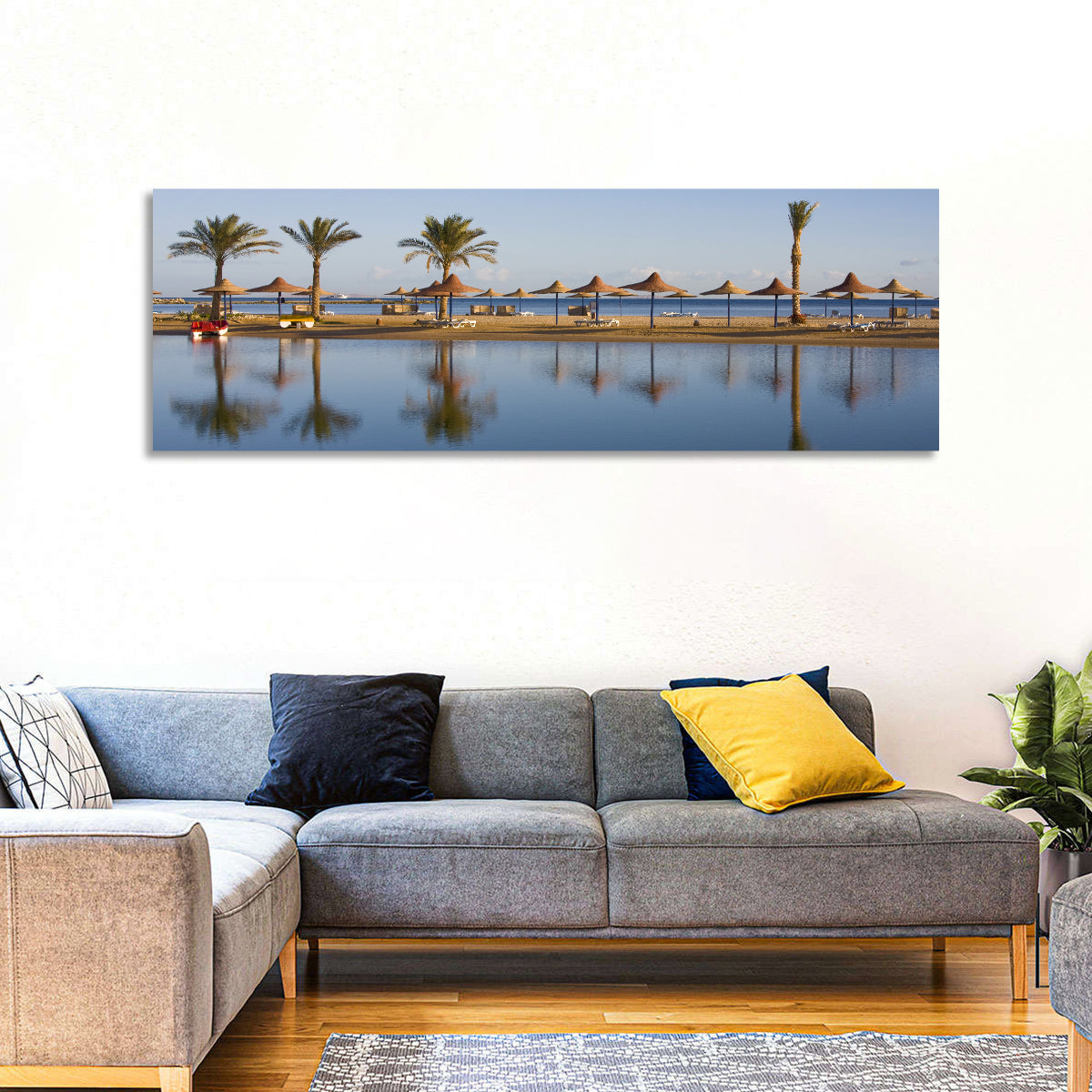 Hurghada Beach Seascape Wall Art