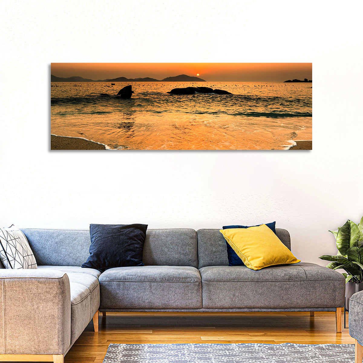 Khanh Hoa Beach Sunset Wall Art