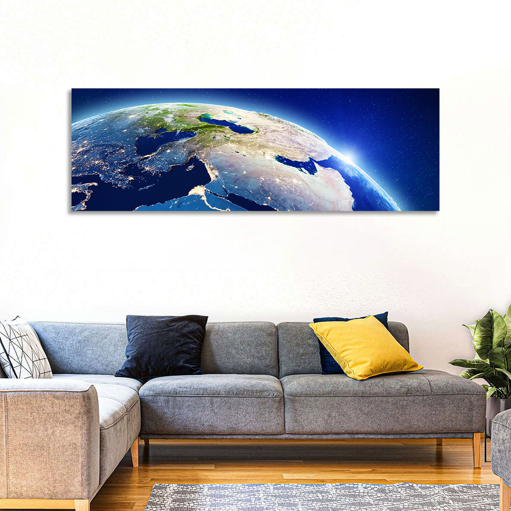 Middle East from Orbit Wall Art