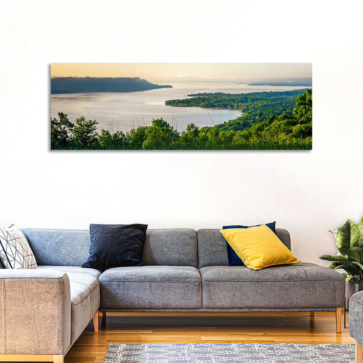 Mississippi River and Lake Pepin Wall Art