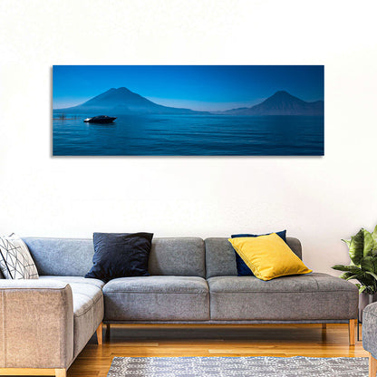 Boat At Lake Atitlan Wall Art