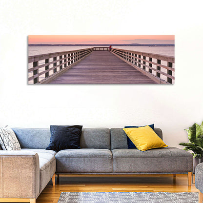 New Haven Wooden Pier Wall Art