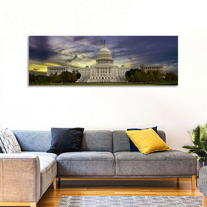 United States Capitol at Dusk Wall Art