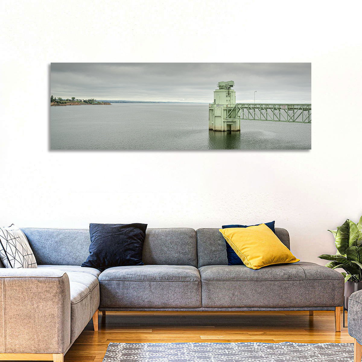 Lake Mcconaughy Intake Tower Wall Art