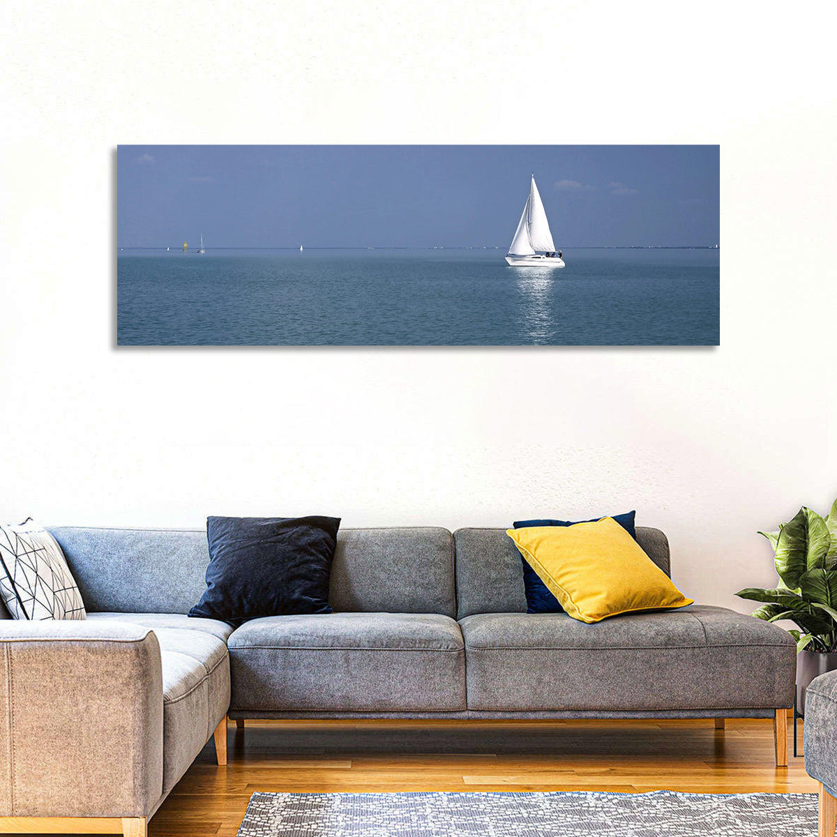 Sailboat on Lake Balaton Wall Art