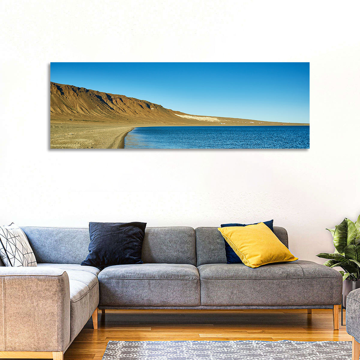 Khyargas Nuur Shoreline Wall Art