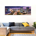 Lima Night Skyline Wall Art