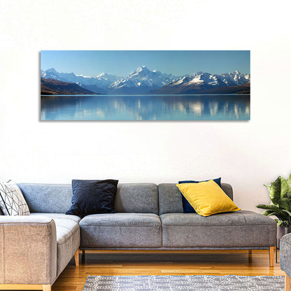 Aoraki Reflection Over Lake Pukaki Wall Art