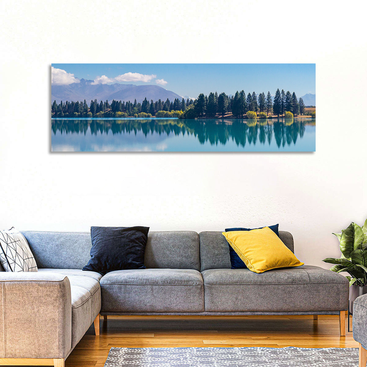 Lake Ruataniwha Reflection Wall Art