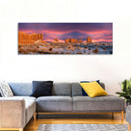 Snow-dusted Monument Valley Sunset Wall Art