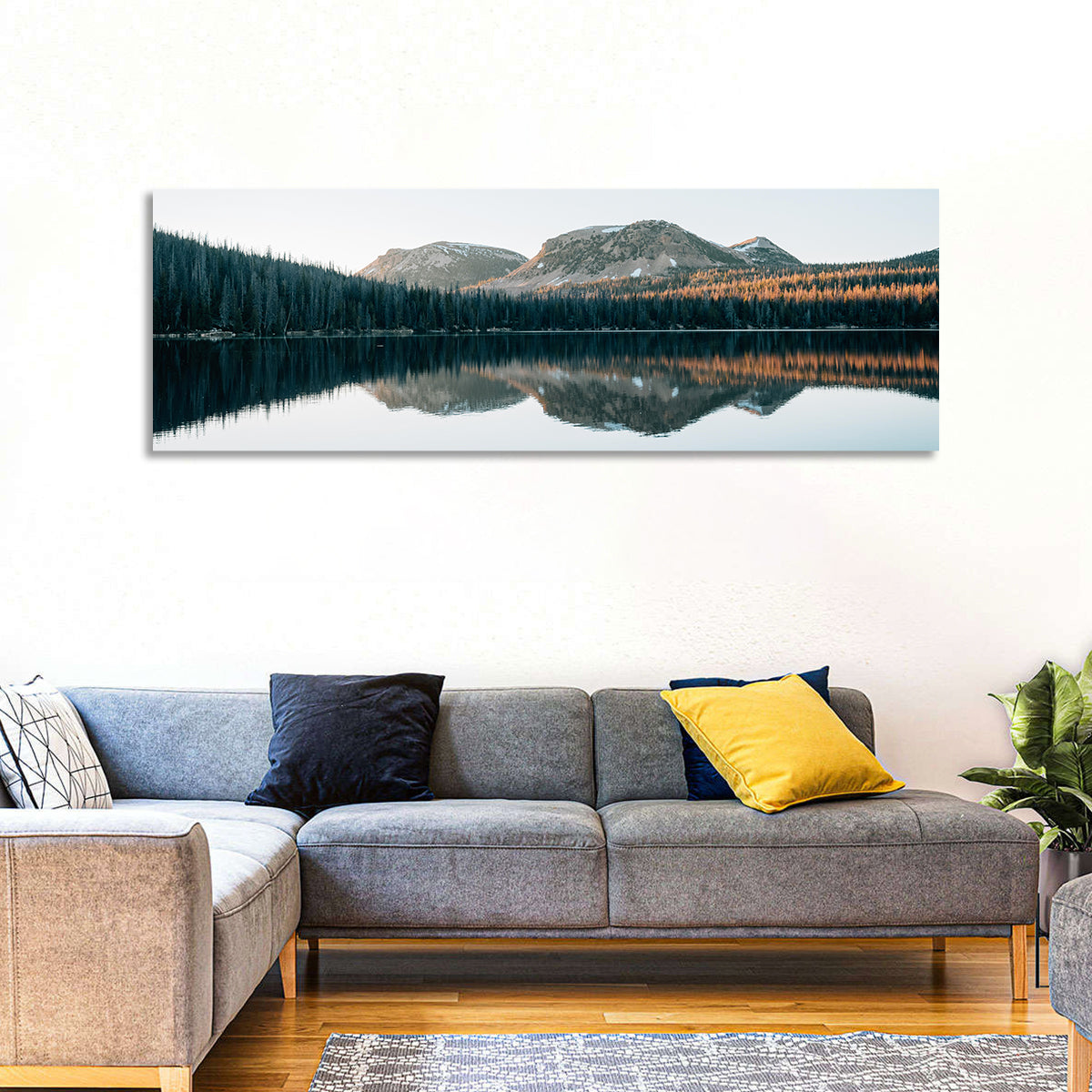 Mirror Lake Utah Reflection Wall Art