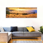 Ural Taiga Sunrise Wall Art