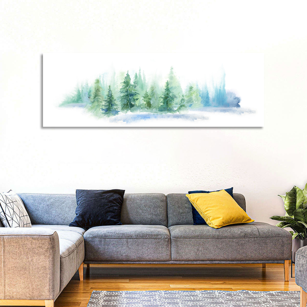 Foggy Forest Wall Art