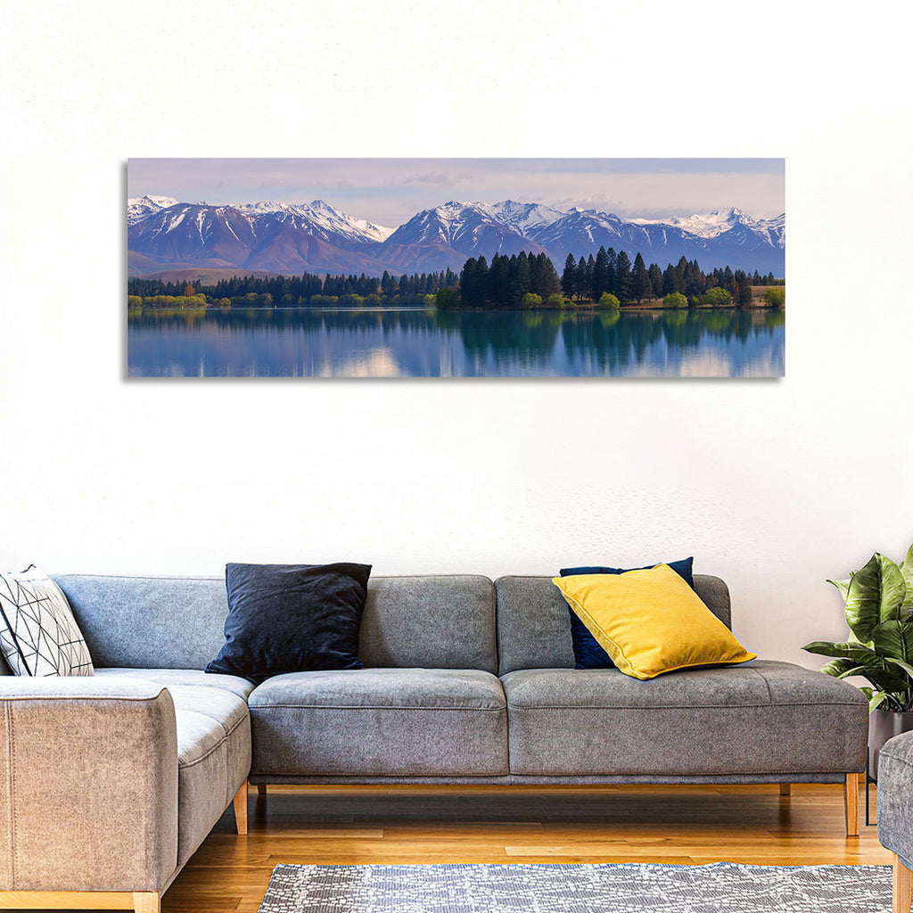 Ruataniwha Lake Reflection Wall Art