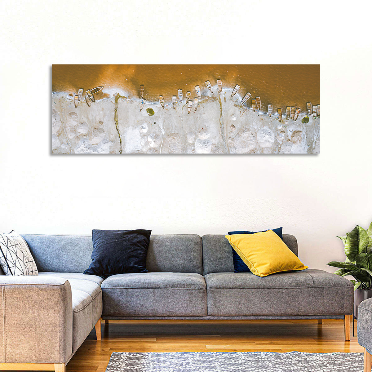 Lac Rose Salt Flats Senegal Wall Art