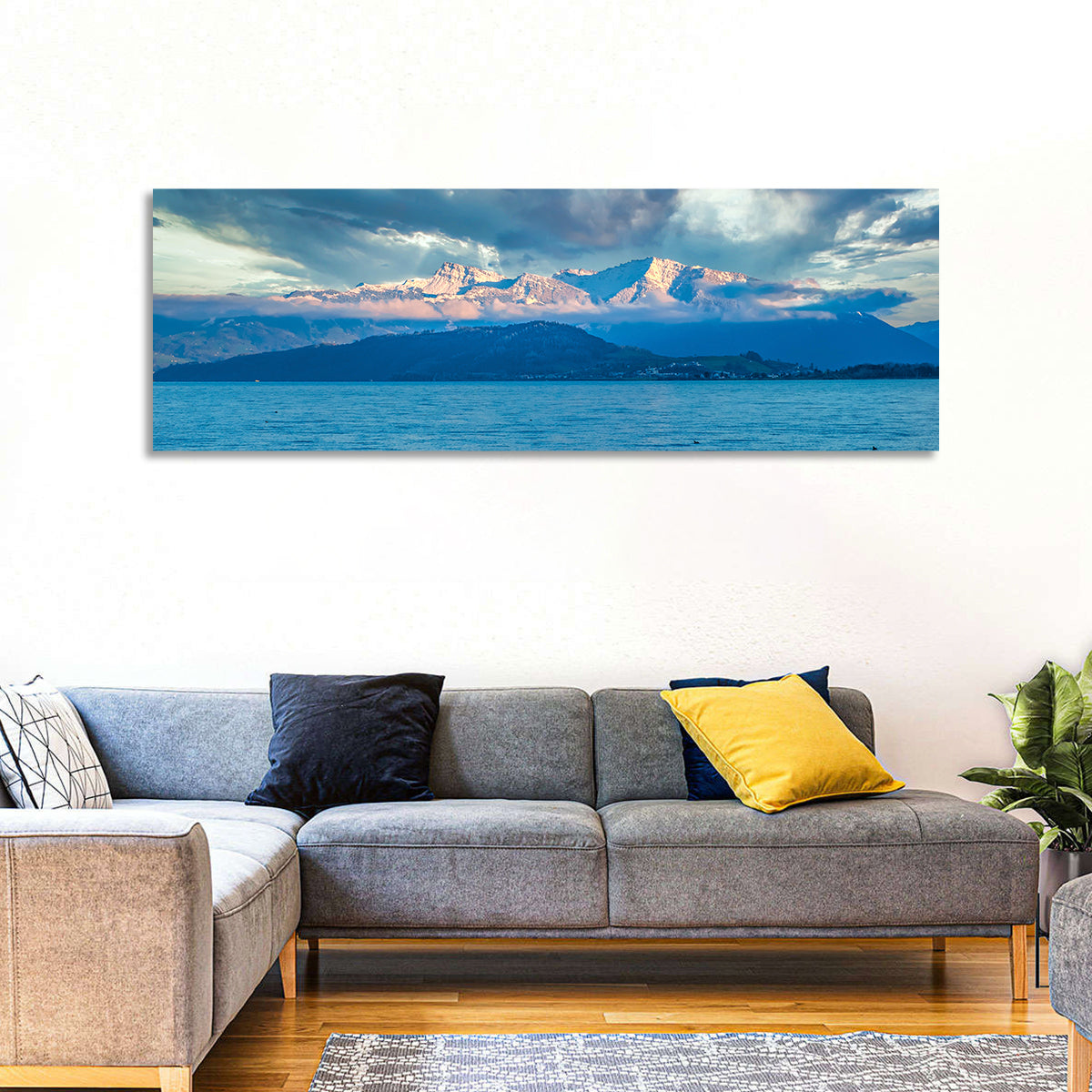 Lake Obersee Golden Hour Wall Art