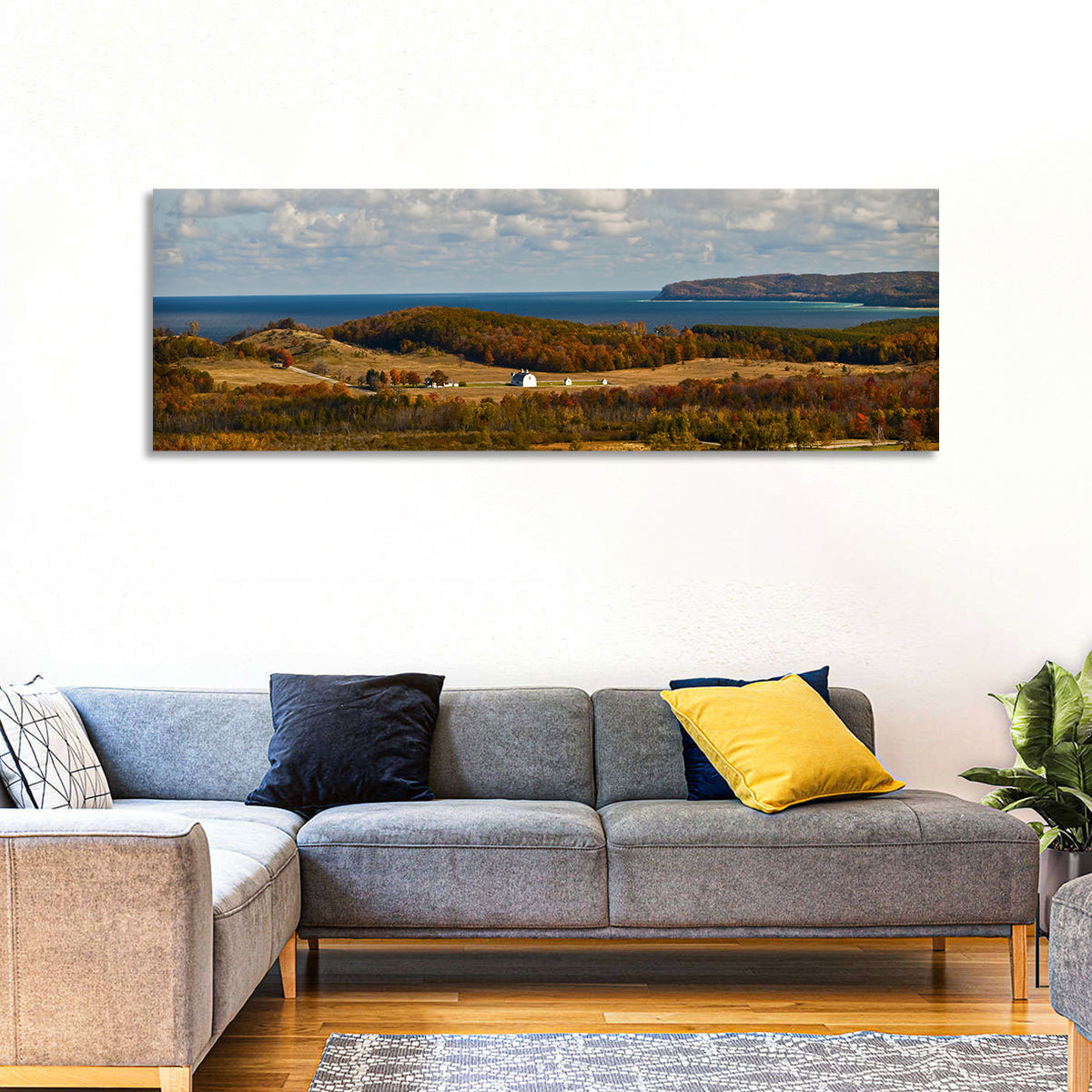 D.h. Day Farm, Glen Arbor Wall Art in a room, panoramic