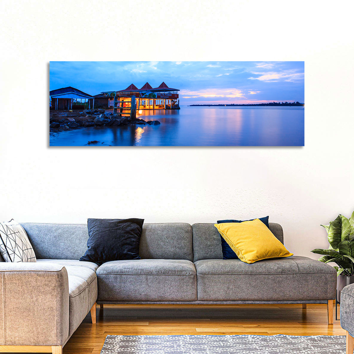 Twilight Restaurant on Lake Victoria Wall Art
