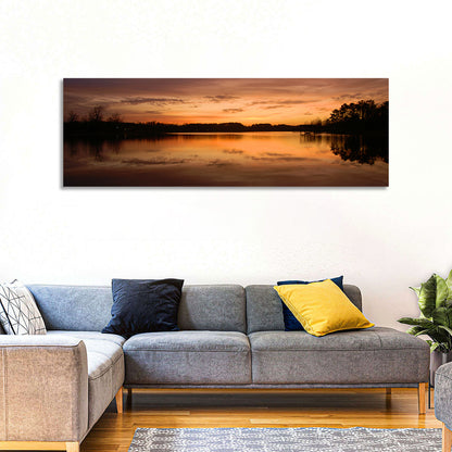 Lake Weiss Sunrise Reflection Wall Art