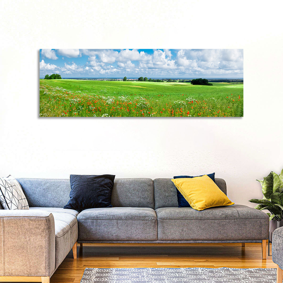 Summer Meadow with Poppies Wall Art