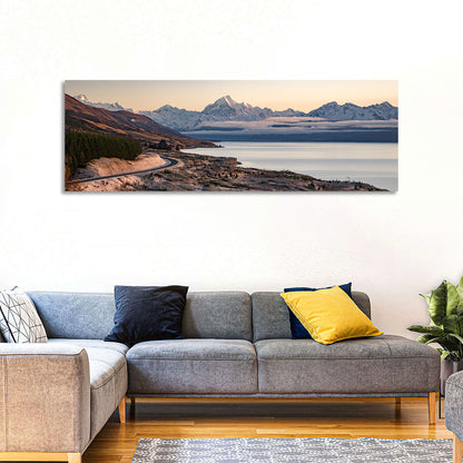 Mount Cook Over Lake Pukaki Wall Art