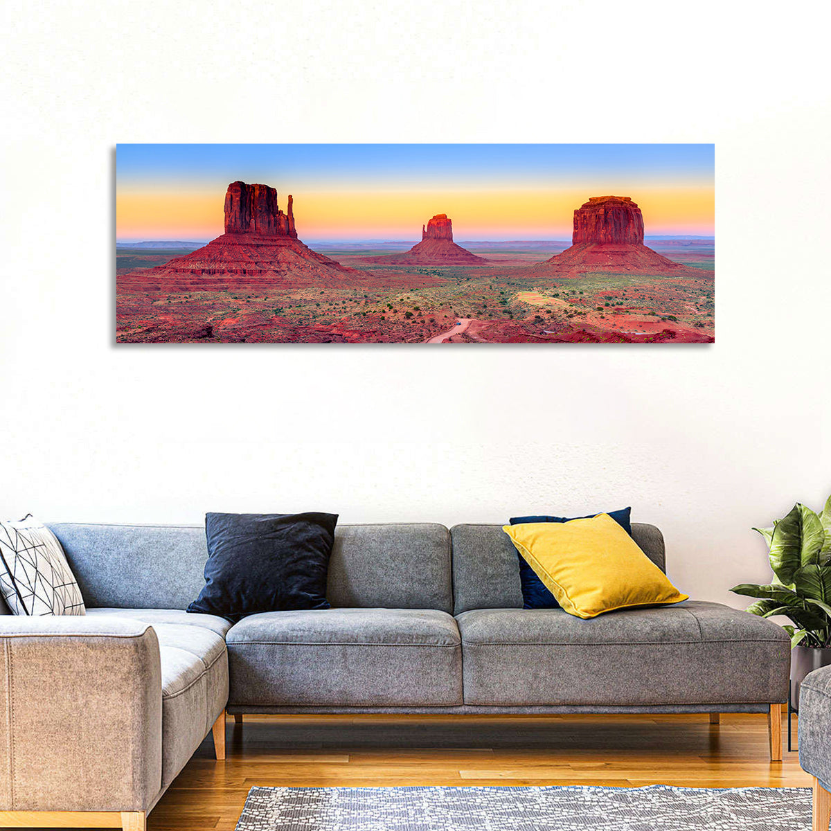 Monument Valley Sunset Vista Wall Art