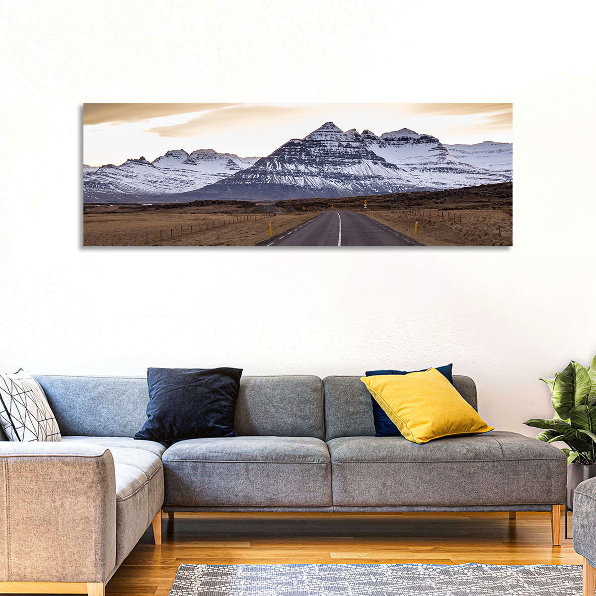 East Fjords Road at Dusk Wall Art