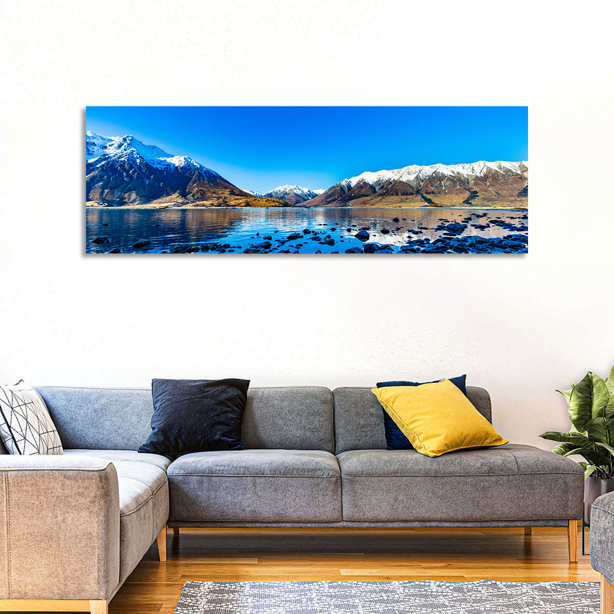 Lake Ohau Mountain Reflection Wall Art