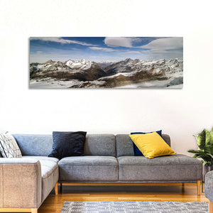 Snowy Alpine Mountains Wall Art