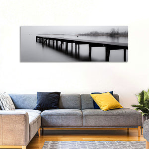 Wooden Lake Jetty Wall Art