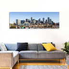 Denver Skyline with Speer Boulevard Bridge Wall Art