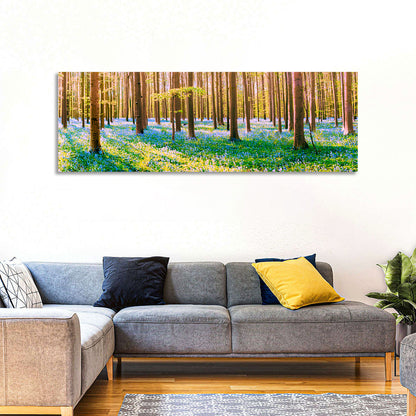 Hallerbos Bluebell Forest Wall Art