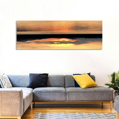 Lake Pleasant Golden Sunset Wall Art