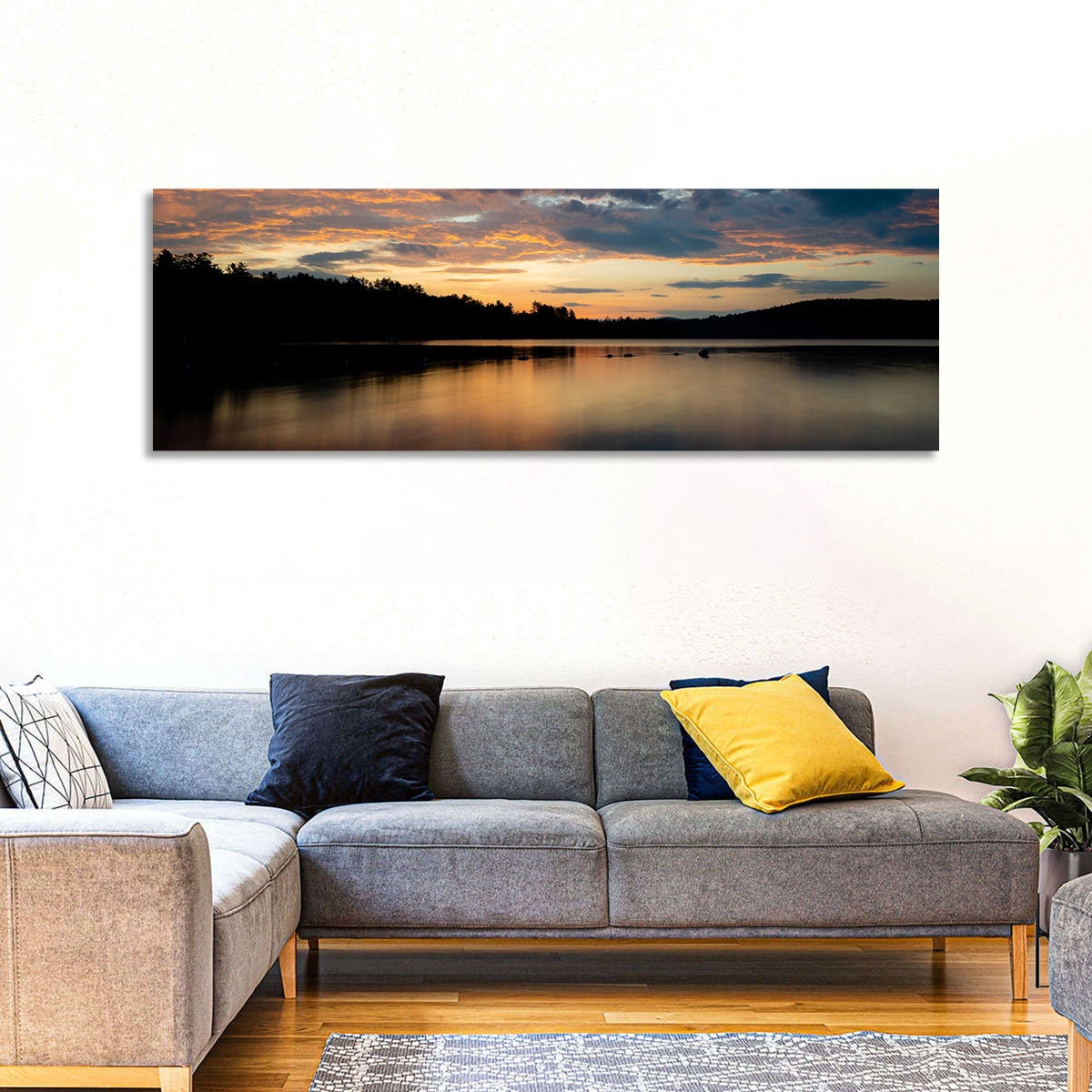 Lake Squam Sunrise Reflection Wall Art
