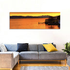 Lake Zurich Golden Sunset Wall Art