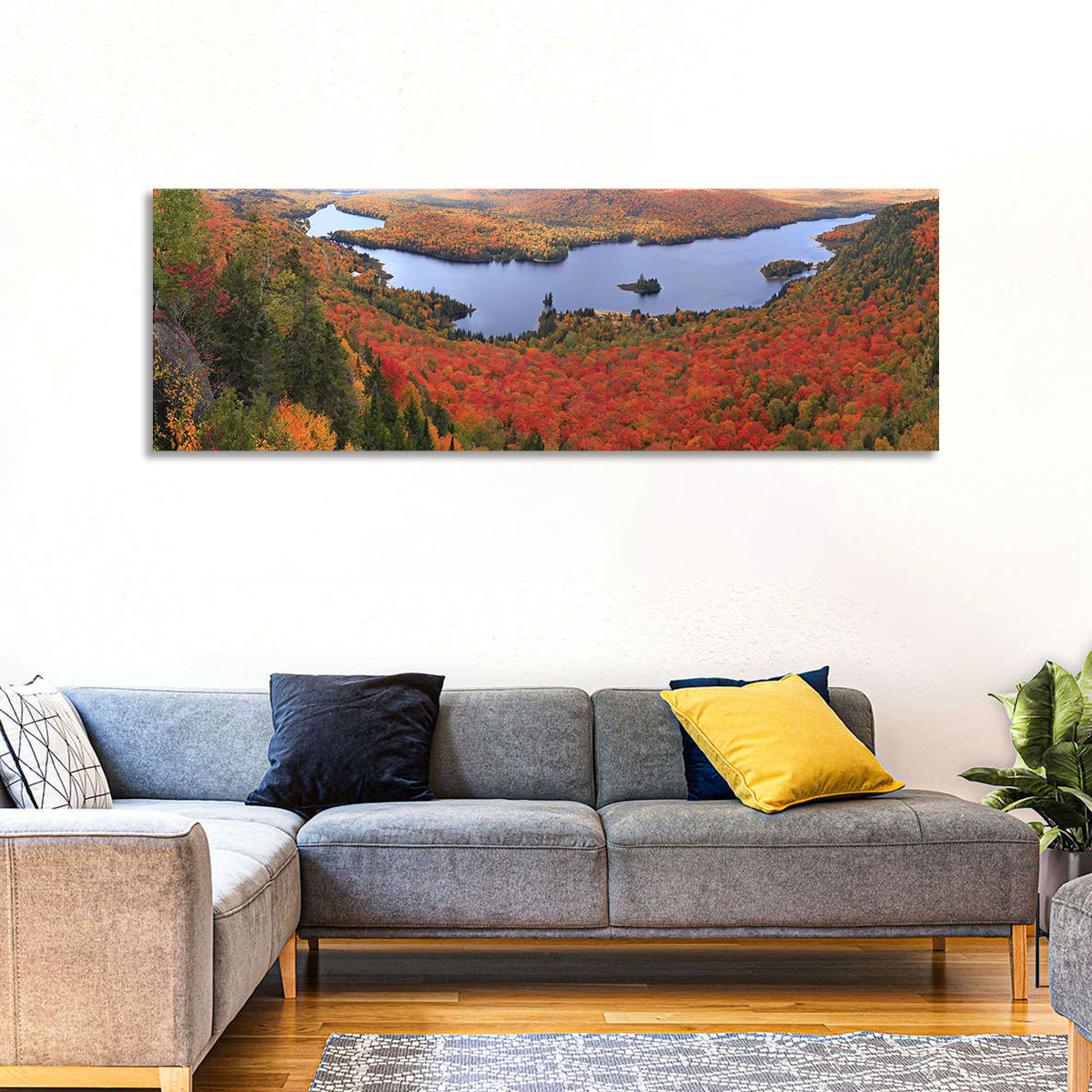 Lake Monroe Autumn Vista Wall Art