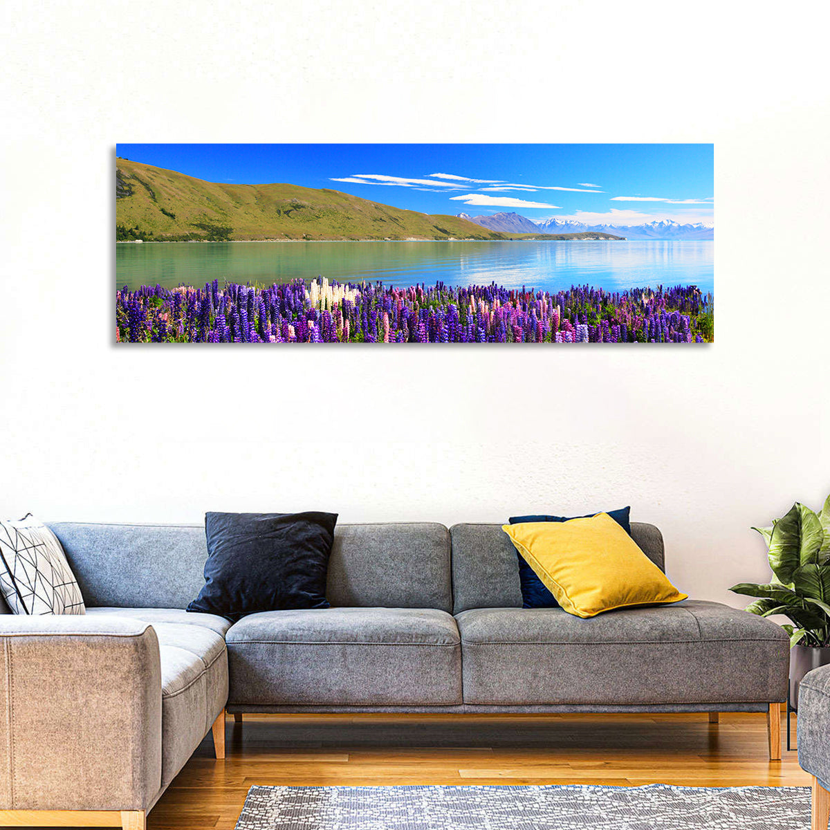Lake Tekapo Lupine Fields Wall Art