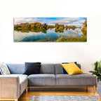 Myvatn Volcanic Rock Reflections Wall Art