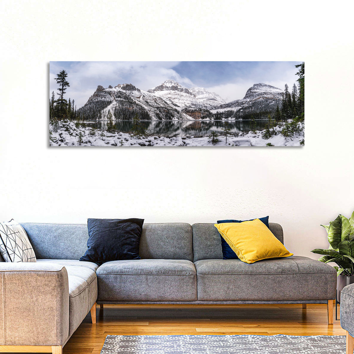 Snowy Lake O Hara Wall Art