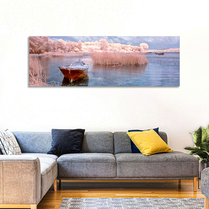 Golyazi Lake Boat Wall Art