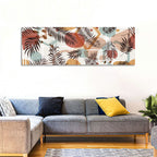 Geometric Tropical Leaves Wall Art