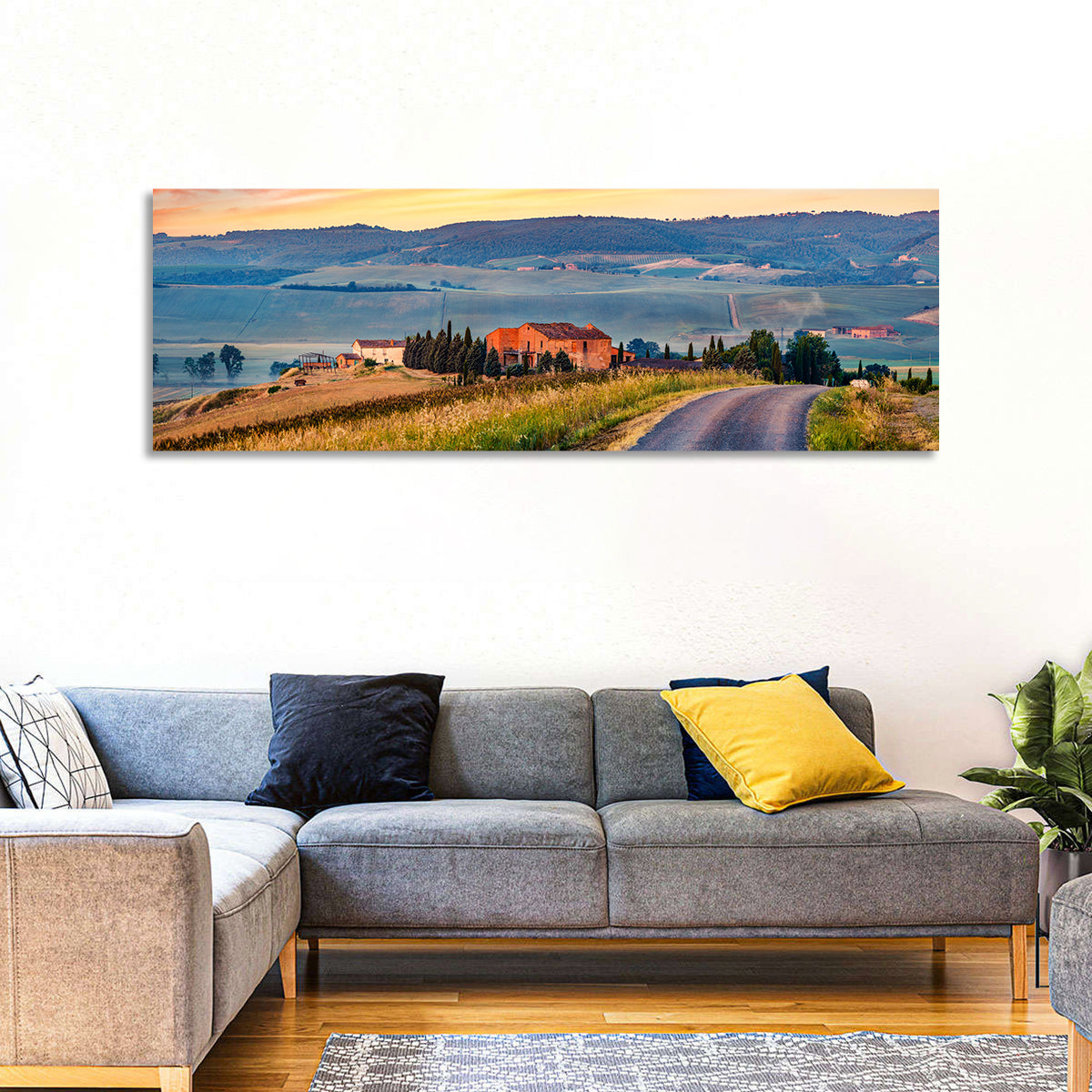 Tuscan Country Road Wall Art
