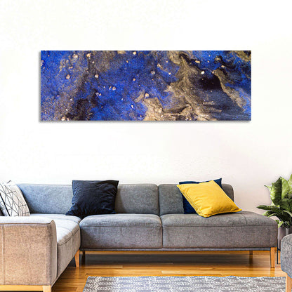 Blue Rush Abstract Wall Art